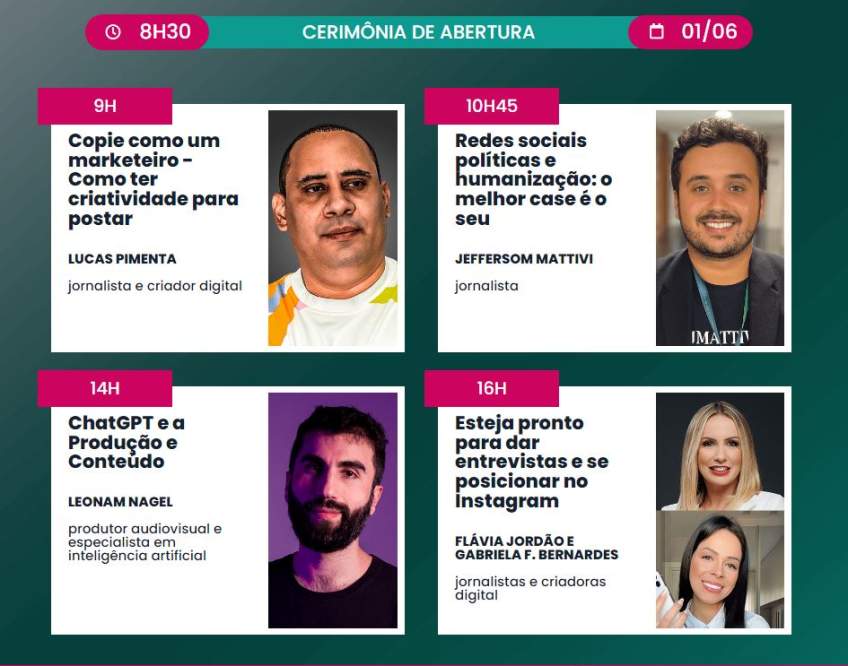 Wesley Mendonça marca presença no III seminário de comunicação de Santa Catarina