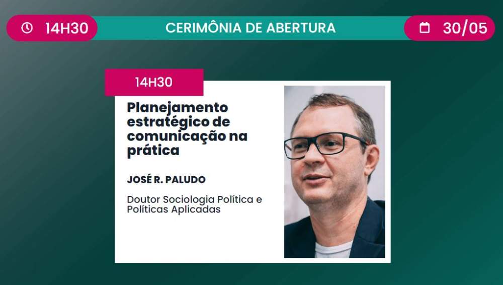 Wesley Mendonça marca presença no III seminário de comunicação de Santa Catarina