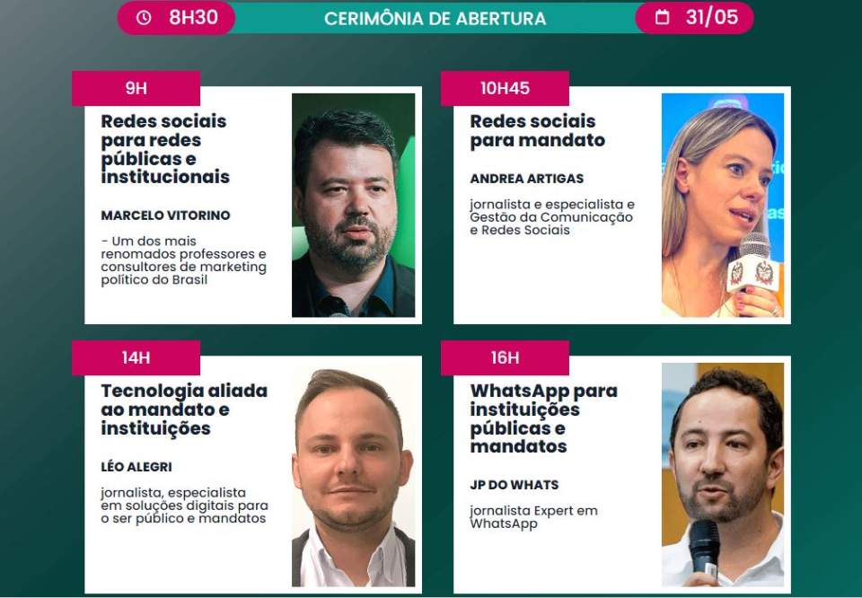 Wesley Mendonça marca presença no III seminário de comunicação de Santa Catarina